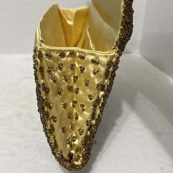 Vintage Star Brand Beaded Clutch Wallet Handbag MCM Glamorous 7.5”x4” - Picture 5 of 8